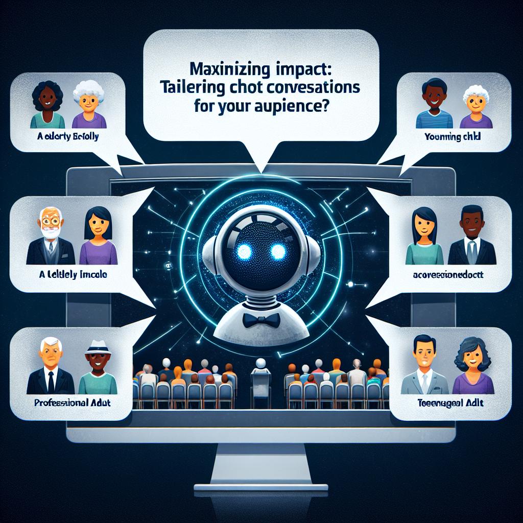 Maximizing Impact: Tailoring Chatbot Conversations for⁣ Your Audience